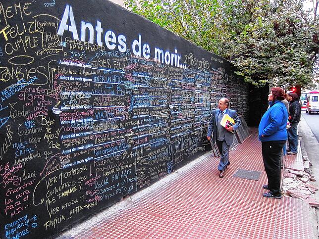 Die Installation in Cordoba, Argentinien.