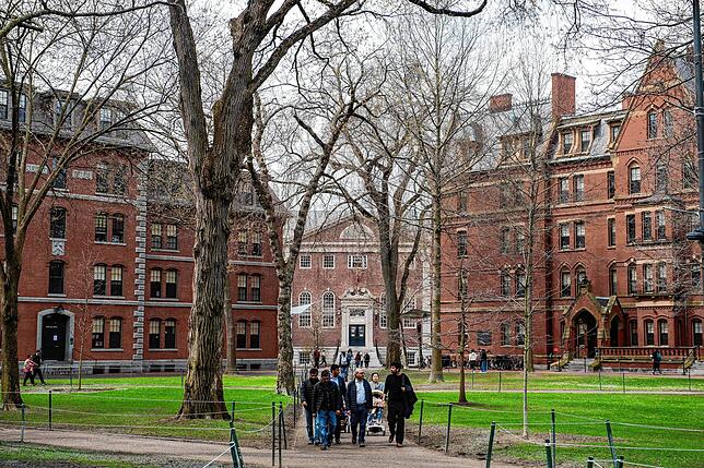 Der Campus der Harvard University in Massachusetts.