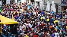 (Archivbild) Ab ins Häs und raus auf die Gass! Schon bei der vergangenen Fasnacht gab es kein Halten mehr und auch in dieser Woche ...