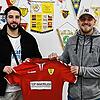 Neu: Alessandro Mastrangelo (links) vom SV Herten spielt nach der Winterpause für den FSV Rheinfelden mit seinem Sportlichen Leiter ...