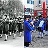 Die Stadtkapelle Radolfzell im Jahr 1997 (links) und im Jahr 2022.
