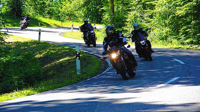 Enge Kurven und viel Natur: Eine Gruppe von Motorradfahrern legt sich zwischen Irndorf und Beuron ins Zeug. Die Anwohner nervt das ...