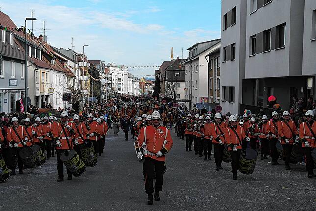 Bild 14: Bilder vom Narrensprung der Narrenzunft Seegockel in Friedrichshafen (2/3)