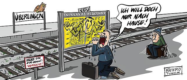 Bild 16: Karikatur der Woche: Überlingen hat sie jetzt, die Halle für jeden Sport und alle Bälle