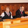 Schwieriger Nachbar vor Gericht: Der Klageführer und sein Anwalt vor dem Landgericht Rottweil.