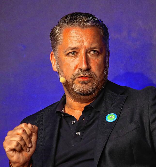 Zweiter in der Redner-Reihenfolge war Andreas Matt (hier auf einem Foto vom Vorabend bei der SÜDKURIER-Diskussion im Konzil)