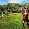 Niclas Burmeister schoss für den FC Bodman-Ludwigshafen gleich drei Tore gegen den Türk SV Konstanz. Die Partie endete 4:1.