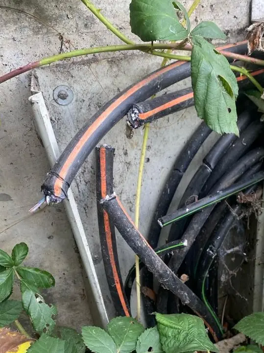 Mehrere Techniker mussten über die Festtage die Schäden in Rheinfelden beheben.