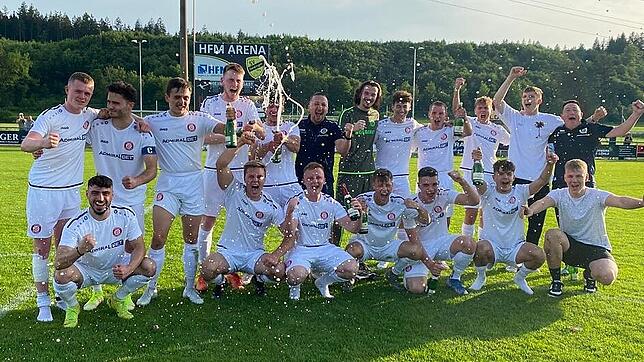 Der SC Pfullendorf II feiert den Meistertitel in der Kreisliga A3