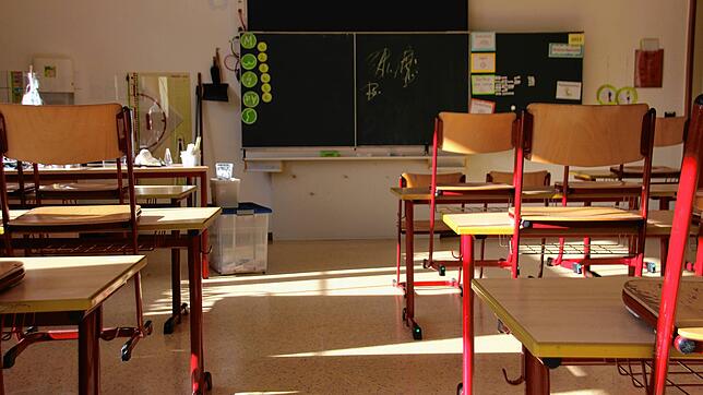 Ein Klassenzimmer in der Grundschule Stockach. Geflüchtete Kinder werden mit den übrigen Schülern gemeinsam in regulären Klassen ...
