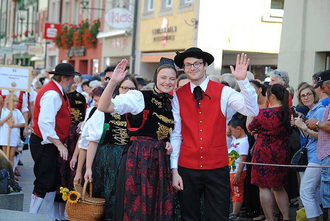 Bild 44: Bilder vom Jubiläumsumzug der 550. Waldshuter Chilbi mit 2000 Teilnehmern