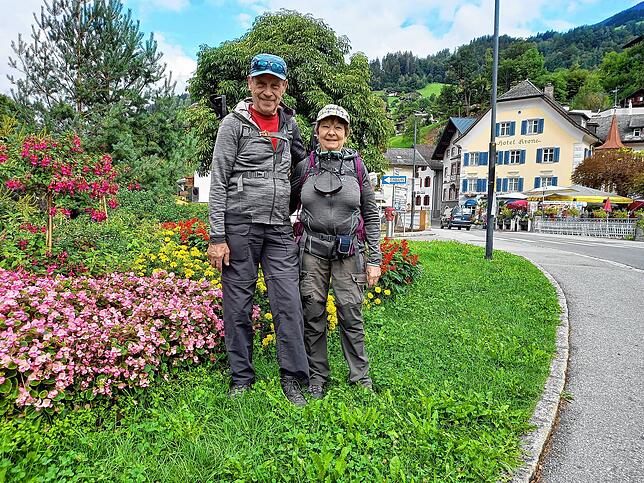 Herbert und Monique Kallenbrunnen wandern gern im Vorarlberg und bleiben deshalb neun Tage lang in Schruns/Tschagguns.