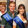 Das sind sie: Miss Oktoberfest Nelly Witt und Mister Oktoberfest Manuel Gächter bei der Einkleidung in der Trachtenscheune in Ernatsreute.