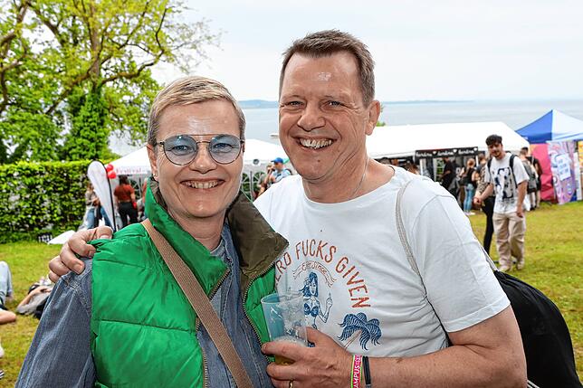 Bild 9: Im Stadion wird am zweiten Tag des Campus-Festivals nochmals aufgedreht