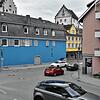 Die Innenstadtkreuzung Stadtgraben/Bussenstraße, wo gegenüber der Stadthalle ein Kreisverkehr gebaut werden soll.