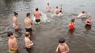 Badespaß am Karsamstag im Kirnbergsee 1