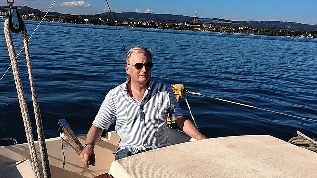 Kurs auf den neuen Lebensabschnitt: Christoph Dahl hat künftig mehr Zeit für sein Boot und den See.