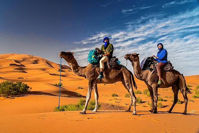 Eine Reise durch die Sahara, die Klaus Haberstroh 2018 in Marokko unternommen hat.