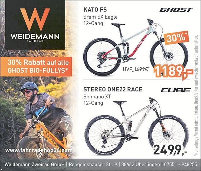 Bild 1: Bikepark Opening  Überlingen: Eine attraktive Strecke für Mountainbike-Fahrer
