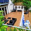 Von der Terrasse aus drang das Wasser in Wohnung und Kellerräume ein.