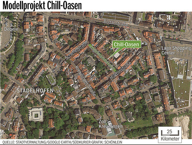 Bild 1: Debatte um Chill-Oasen im Stadtteil Stadelhofen verläuft alles andere als entspannt