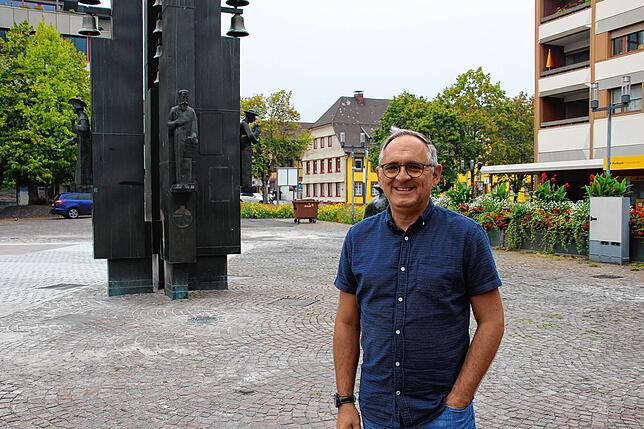 Claudius Fichter, Vorsitzender des Handels- und Gewerbevereins St. Georgen.