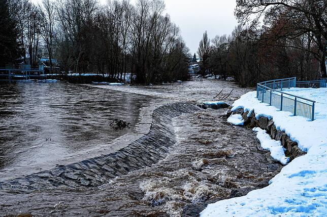 Die Brigach in Villingen.
