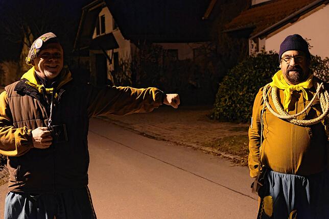 Der guten Laune tut weder die frühe Uhrzeit noch die Pandemie Abbruch.
