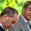 Markus Söder und Hubert Aiwanger im Juni 2022. Söder hat Aiwanger zu einem Sonder-Koalitionsausschuss einbestellt