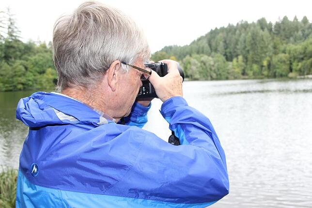 Der Bad Säckinger Altstadtrat Karl Braun kehrt immer wieder mit seiner Kamera an den Bergsee zurück und hält die vielen Facetten des ...