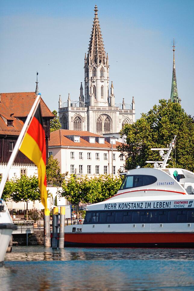 Bild 1: Vom Konstanzer Hafen bis zum Wollmatinger Ried &ndash; Kommen Sie mit auf eine Bootstour in Bildern