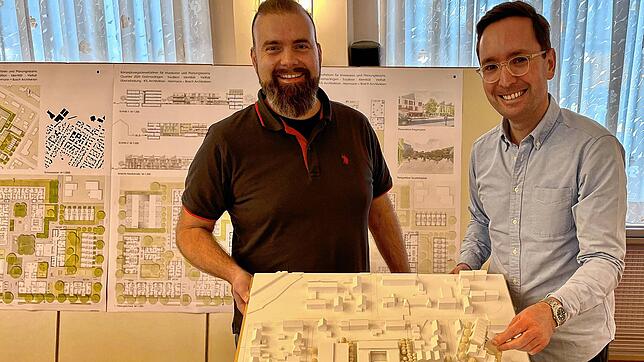 Angetreten als Konkurrenten im Wettbewerb um die Entwicklung des Gottmadinger Quartiers 2020, haben sich die beiden Erstplatzierten ...