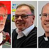 Sie sollen ab 2026 die Geschicke der römisch-katholischen Großpfarreien in der Region leiten (von links): Thomas Mitzkus, Johannes ...