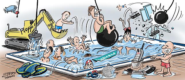 Bild 3: So bunt war das Jahr in Friedrichshafen: Ein Rückblick in Karikaturen