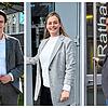 Kamen jung ins Amt: Marian Schreier, Yvonne Heine und Maik Rautenberg