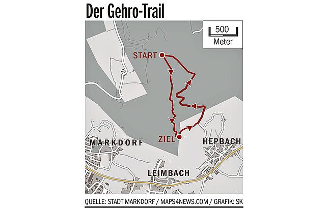 Bild 1: Neues Paradies für Mountainbiker: Der legale &bdquo;Gehro-Trail&ldquo; bei Markdorf-Leimbach ist offiziell freigegeben