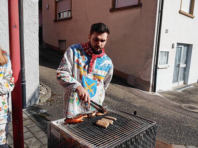 Bild 24: Bilder vom Narrenbaumstellen in Altenburg