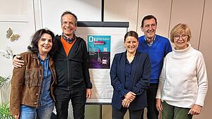 Das Organisationskomitee der Laufenburger Kulturnacht (von links): Manuela Schneider und Roland Sens aus dem badischen, Franziska ...