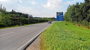 Eine Umleitung ist bald an der B33-Anschlusstelle Steißlingen.