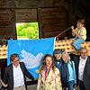 Adrian Bütikofer, Joy Lier (auf der Brücke), Urs Koch, Bürgermeister Thomas Auer, Lucia Angela Cavegn, Gunar Seitz, Ragn Hild Becker, ...