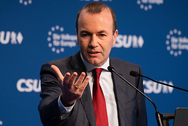 EVP-Spitzenkanditag Manfred Weber.