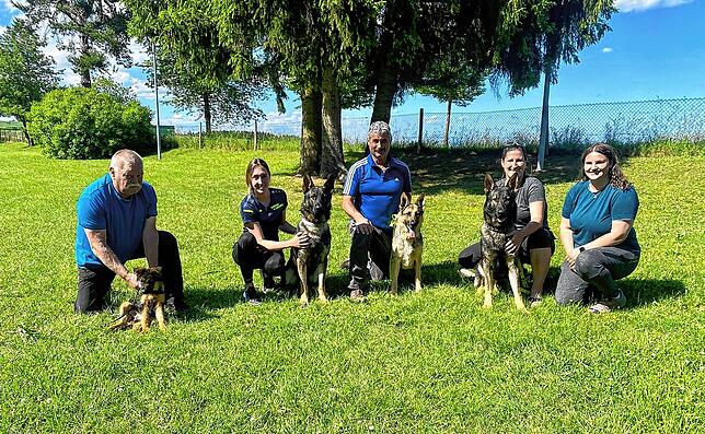 Die Mitglieder des Schäferhundevereins trainieren mehrmals wöchentlich auf ihrem Übungsplatz mit ihren Vierbeinern (Archivbild).