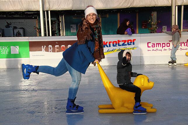 Celia Jakob und ihr Sohn Marlon.