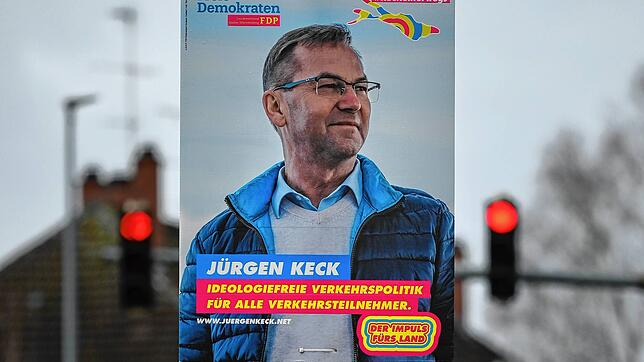 Der Blick zurück: Trotz eines erfolgreichen Wahlkampfs hat FDP-Kandidat Jürgen Keck sein Ziel nicht erreicht. Ihm fehlen gut hundert ...