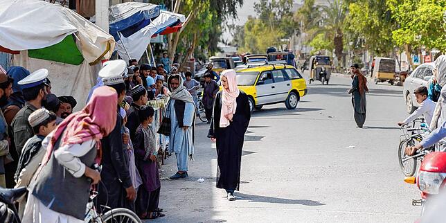 Reporterin Liv von Boetticher in Afghanistan.