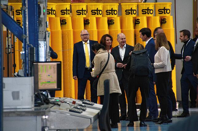 Bild 43: Kanzler Scholz besucht den Hochrhein - das sind die eindrücklichsten Bilder