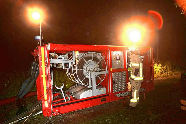 Bild 1: Regen führt zu Überflutung im Kinderhaus St. Martin in Konstanz