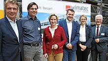 Thomas Bareiß, Stefan Mattes, Nicole Hoffmeister-Kraut, Jürgen König, Lena Burth und Klaus Burger freuen sich am Ende des Abends in ...