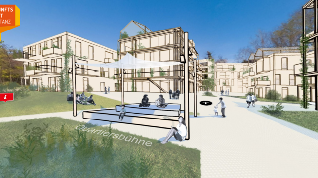 So könnte das Modellquartier „Am Horn“ einmal aussehen.