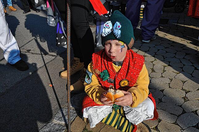 Bild 11: Narrenbaum in Leimbach – Umzug mit Tradition und Rast